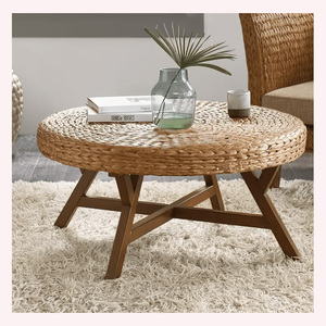2025 Exquisite Rattan & Solid Wood Coffee Table High-Quality, Portable & Fashionable A Top Choice for Elegant Home Decor - Product Image 6