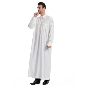 Nouveau stock d'usine Chemise décontractée à manches longues pour hommes avec bouton de col de couleur unie grande taille pour hommes - Product Image 4