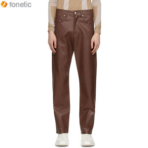 กางเกงหนังลำลองของผู้ชายออกแบบเองได้2022มีซิปกันลมและกันรอยยับ - Product Image 6