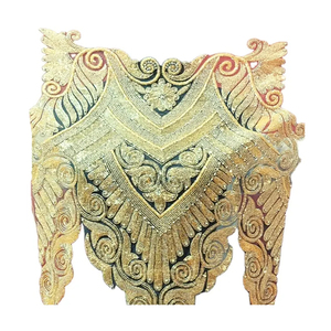 Blusa con cuentas de manga larga de la mejor calidad para mujer, Top de malla informal a la moda de verano, decoración bordada transparente lista para enviar - Product Image 4