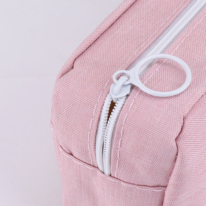 संगठन और शैली के लिए विभिन्न रंग प्रीमियम उत्पाद में बड़ी क्षमता डबल-लेयर कैनवास पेंसिल केस - Product Image 5