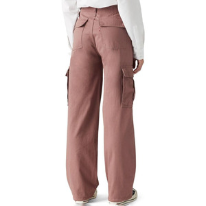 กางเกงแฟชั่นคาร์โก้สำหรับผู้หญิงเครื่องแต่งกายอินเทรนด์สีพื้นกางเกงคาร์โก้แนวสตรีทระบายอากาศได้ดี - Product Image 2