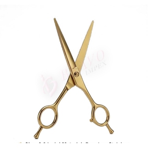 กรรไกรตัดผมระดับพรีเมียม สีโรสโกลด์ กรรไกรตัดผมสุดหรู - Product Image 1