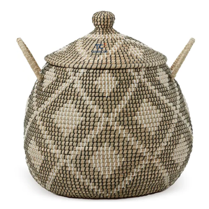 Panier de rangement en jonc de mer en gros Panier à linge Thanh Cong Craft Panier tissé à la main pour la maison Organisateur - Product Image 1