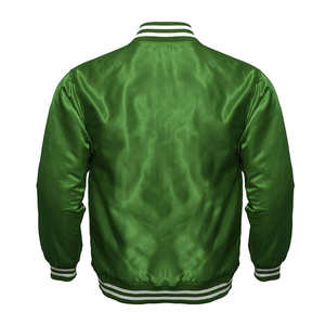 แจ็กเก็ตผ้าซาตินบอมเบอร์สำหรับผู้ชายเสื้อแจ็คเก็ตผ้าซาตินปักโลโก้ได้ตามต้องการ - Product Image 3