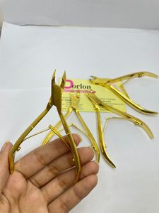 3mm6mm Tip Gold Plated Cuticle Nail Nipper Sustainable High Quality Professional Custom Logo Ingrown Cuticle Nail Nipper Clipper - Product Image 2
