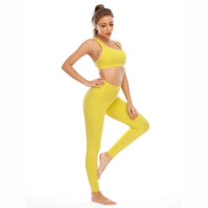 New Women High Quality Summer Seamless Sport Wear and Gym Fitness Yoga Set for Women <b>Low</b> Wholesale - Product Image 1