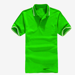 เสื้อโปโลแขนสั้นสำหรับผู้ชายเสื้อกอล์ฟผ้าคอตตอนไซส์พิเศษระบายอากาศได้ดีใส่สบายเหมาะกับธุรกิจหรือเป็นทีม - Product Image 3