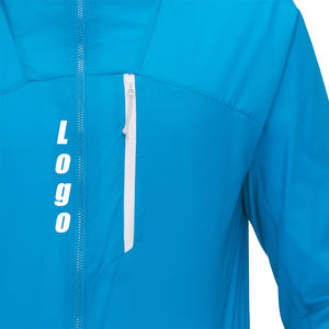 Veste coupe-vent imperméable personnalisée contre la pluie et la neige, veste de course à capuche personnalisable pour l'hiver, 100% polyamide (nylon), fermeture éclair - Product Image 4