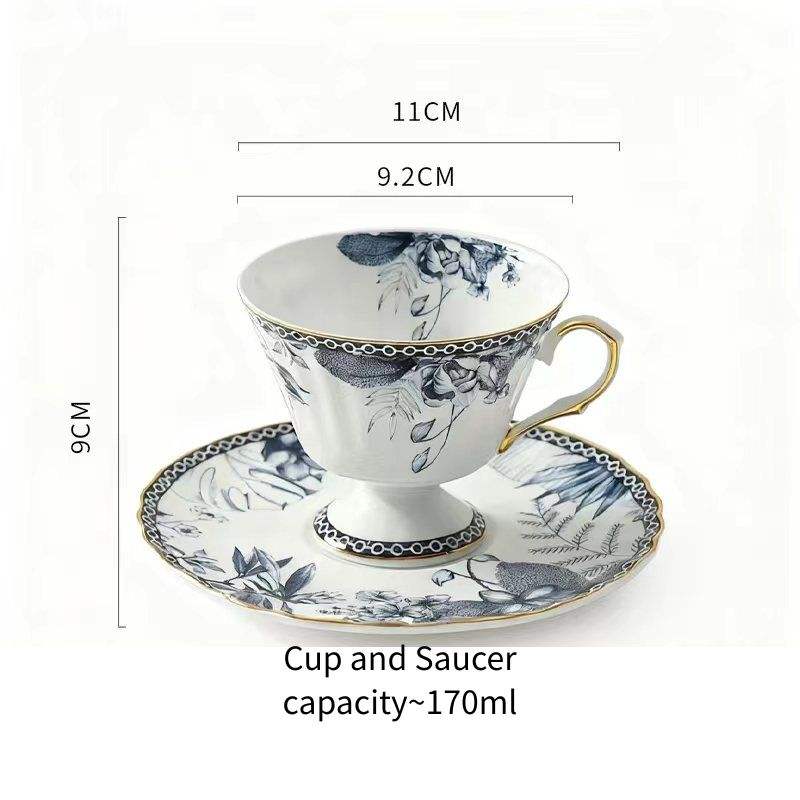 170ml Cup (high-legges) with saucer
