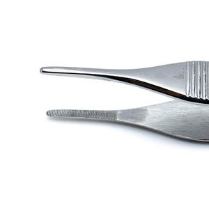 Meilleure vente de pinces à pansement Adson 12cm en acier inoxydable à prise antidérapante Instrument chirurgical Adson pince à épiler à pansement dentelé - Product Image 3