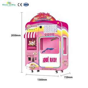 Máquina de Algodón de Azúcar de Autoservicio 24H, Máquina Comercial Automática para Hacer Algodón de Azúcar, Exterior Personalizable, Opciones de Pago sin Efectivo - Product Image 3
