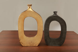 Vase à fleurs moderne en fer Décoration intérieure en aluminium et vente tendance de table pour chambre salon et mariages - Product Image 4