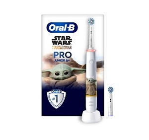 Brosse à dents électrique Oral-B Pro Junior StarWars pour enfants à partir de 6 ans, 2 brosses de rechange, contrôle de la pression 360 - Product Image 1