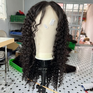 Cabello humano de 180% densidad virgen alineado con cutícula, peluca con malla frontal Full Hd, peluca con cierre de encaje recto para todos los humanos - Product Image 1