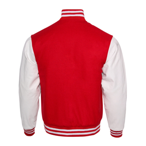 Chaqueta Varsity de Lana Personalizada por el Fabricante OEM, Diseño Vintage de Invierno, Cuello Alto, Tela de Lona Impermeable - Product Image 2