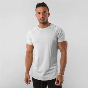 Tops lisos de algodón para deportes personalizados, camisetas deportivas para hombre, camiseta de manga corta para correr musculosos, camiseta de culturismo, ropa de gimnasio para hombre - Product Image 3