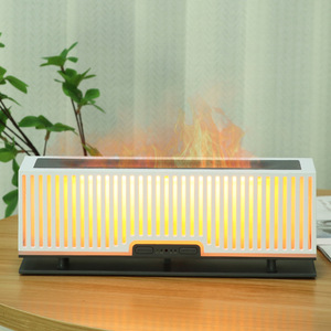 OEM 3D Flame Essential <b>Oil</b> <b>Diffuser</b> 200ml Ultrasonic Mist Humidifier with USB Power and Ambient Light - Product Image 2