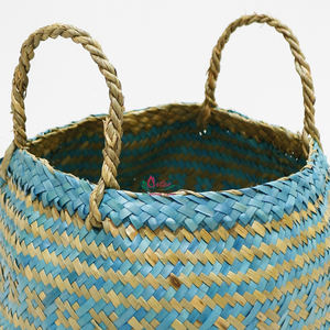 Artex Dong Thap Cestas de mimbre hechas a mano Contenedores de almacenamiento de hoja de palma para Cajas de Regalo de cocina y decoración del hogar - Product Image 3