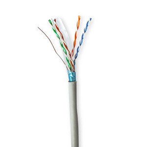รีลสายเชื่อมต่อเครือข่าย CAT6 100ม. (CCBG8522GY100S nedis) - Product Image 1