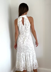 Vestido de fiesta con cuello Halter para mujer sin mangas sin espalda Slim Fit algodón transpirable Sexy Mini vestidos Halter - Product Image 6