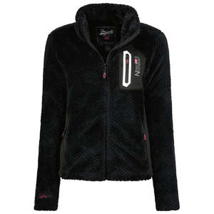 Chaqueta de Forro Polar de Lujo con Cuello Alto y Cremallera, Ajuste Holgado y Transpirable para Mujer, Chaqueta Suave y Cálida de la Mejor Calidad - Product Image 1