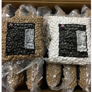 Perlas Boba blancas/negras de primera calidad, perlas de tapioca para té con leche de burbujas, bolas de perlas de tapioca con sabor a caramelo de 99gd - Product Image 6