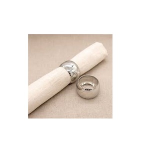 Anneaux de serviette en acier inoxydable pour fête de mariage, fabricant indien, 100% haute qualité, finition de qualité supérieure, anneaux de serviette en métal de forme ronde - Product Image 5