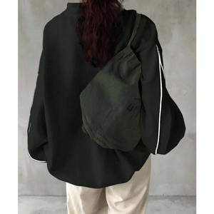 เสื้อพูลโอเวอร์ผู้หญิงทรงหลวมแบบซิป ¼  สำหรับฤดูหนาว  ลายพิมพ์โลโก้ด้วยความร้อน  แฟชั่นใหม่  แบบสั่งทำได้ - Product Image 6