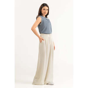 Camiseta Larga de Punto con Spandex Antiarrugas para Mujer, con Bolsillos, Cómoda, Transpirable, OEM/ODM, Marca Privada, Estilo Casual - Product Image 3