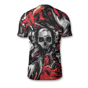 Camiseta Rashguard de manga corta con estampado personalizado, compresión transpirable, UPF 50 +, bloqueador solar Ideal para MMA BJJ y entrenamiento físico - Product Image 3