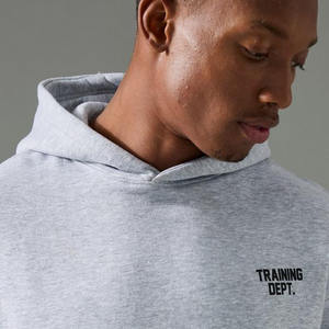 Sudadera con capucha de gran tamaño con logotipo personalizado sudaderas con capucha personalizadas para hombre de algodón básico mezclado sudaderas con capucha para hombre transpirable último nuevo diseño precio de fábrica - Product Image 4