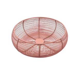 Luxury Iron <b>Wire</b> Fruit <b>Basket</b> with Gold Plated for <b>Storages</b> & Organization Metal Cute Fruit Bowls for Home & Kitchen at Low Cost - Product Image 3