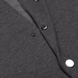 Meilleure qualité personnalisé adulte et jeunesse Baseball Letterman veste hiver polaire Varsity veste avec fourrure bouton décoration unisexe - Product Image 4