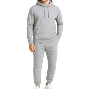 Ensemble de survêtements de sport pour hommes, deux pièces, imprimé, durable, de haute qualité, 100 % coton, best-seller - Product Image 1