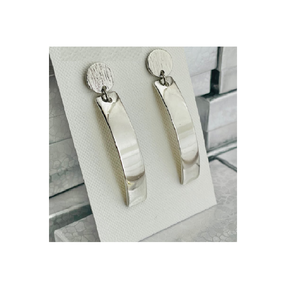 Boucles d'oreilles en laiton doré 2020, dernières tendances, avec texture embossée, bijoux à la mode de New York, résistantes à l'eau. - Product Image 4