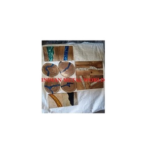 Highest Quality Square and Round Shape Wood and Bone Inlay <b>Glass</b> <b>Coasters</b> For Hotel and Restaurant Usage - Product Image 4