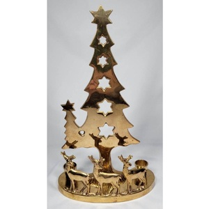 Árbol de Navidad de lujo, árbol de Navidad de Metal, mesa de Metal de acero inoxidable dorado, árbol de Navidad, decoración de fiesta - Product Image 6