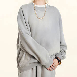 Sweat-shirt surdimensionné personnalisé Sun Fade unisexe de qualité supérieure haute GSM entièrement personnalisable - Product Image 4