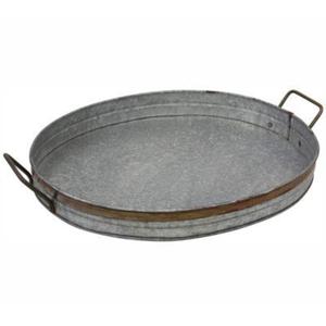 Bandeja de servicio de metal galvanizado de una sola pieza de calidad superior Nuevo diseño hecho a mano a las mejores tarifas - Product Image 2