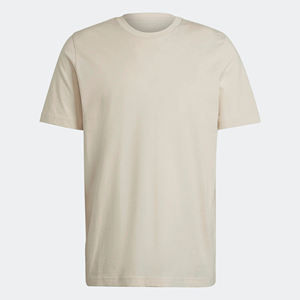 Camisetas esenciales para hombre 100% algodón solo Jersey Regular Fit acanalado cuello redondo manga corta rojo vivo 100% algodón solo Jersey - Product Image 4