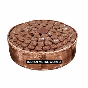 Tazón de Cobre Martillado Artesanal para Servir Chocolate, Tazón Decorativo de Metal para Frutas y Aperitivos, Artículos de Decoración para el Hogar a Excelente Precio - Product Image 6