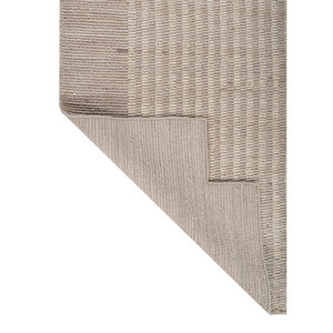 Alfombra Rectangular de Lana Hecha a Mano en Gris y Negro, Alfombra de Color Sólido para el Hogar, Pasillo, Sala de Estar, Dormitorio-HWL-440 - Product Image 5