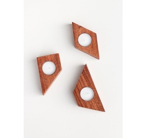 Elegante Juego de 2 portavelas de pilar para decoración del hogar para Bodas de Navidad fiestas de eventos especiales - Product Image 5