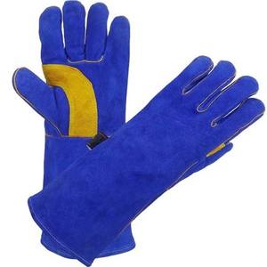 El mejor logotipo personalizado impreso ropa de trabajo guantes de soldadura hechos nuevos guantes de cuero de soldadura reflectantes de venta en línea - Product Image 6