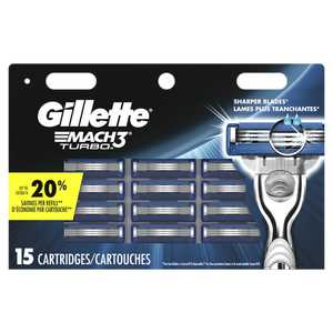 Gillette Mach3 Men's Razor Blades Refill Cartridges 15 - Product Image 2
