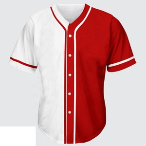 Maillot de baseball vierge personnalisable par sublimation, respirant, antibactérien, séchage rapide, grandes tailles, broderie sur mesure, conception gratuite, vente en gros - Product Image 4