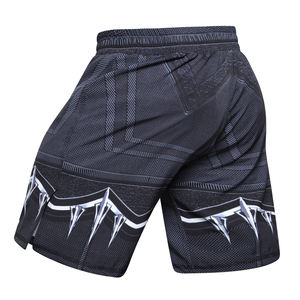 Pantalones Cortos de MMA Personalizables para Hombre, Diseña Tus Propios Pantalones de Boxeo Sublimados, Ropa de Entrenamiento de Muay Thai, 100% Algodón, con Cordón Ajustable y Resistente al Viento - Product Image 2