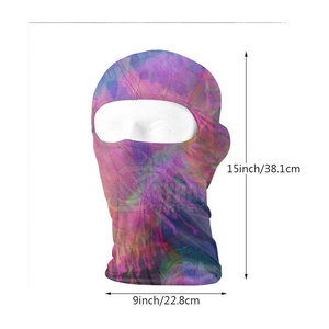 Diseño personalizado adulto a prueba de viento antipolvo pasamontañas moda cara cubierta para deportes sublimación equipo deportivo - Product Image 2
