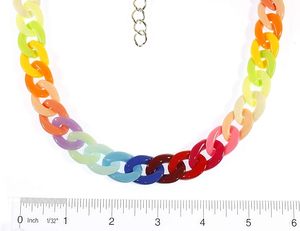 Pendentifs, breloques et perles en résine, chaîne à maillons en résine, idéale pour les bracelets superposés, chaîne à maillons en résine à prix avantageux - Product Image 2